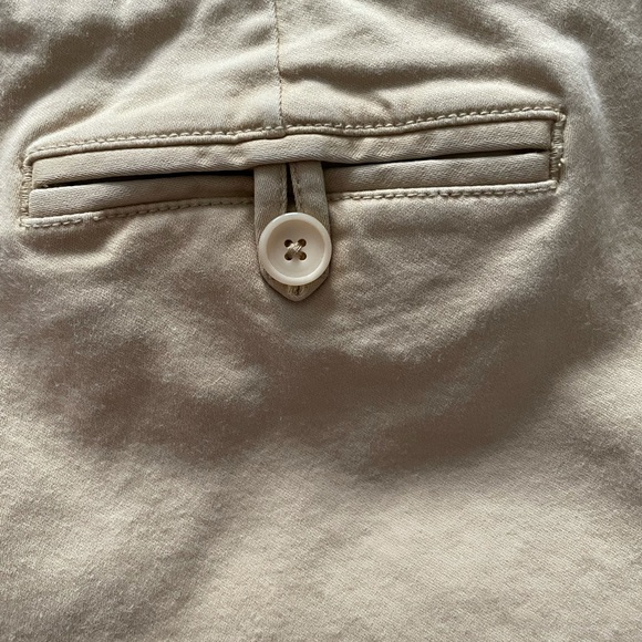 Talbots Stretch Khaki Pants with Small Cuffs size 12P - Picture 6 of 7